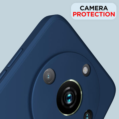 Pikkme Realme 11 Pro/11 Pro Plus 5G Liquid Silicone blue mobile back cover – photo 5