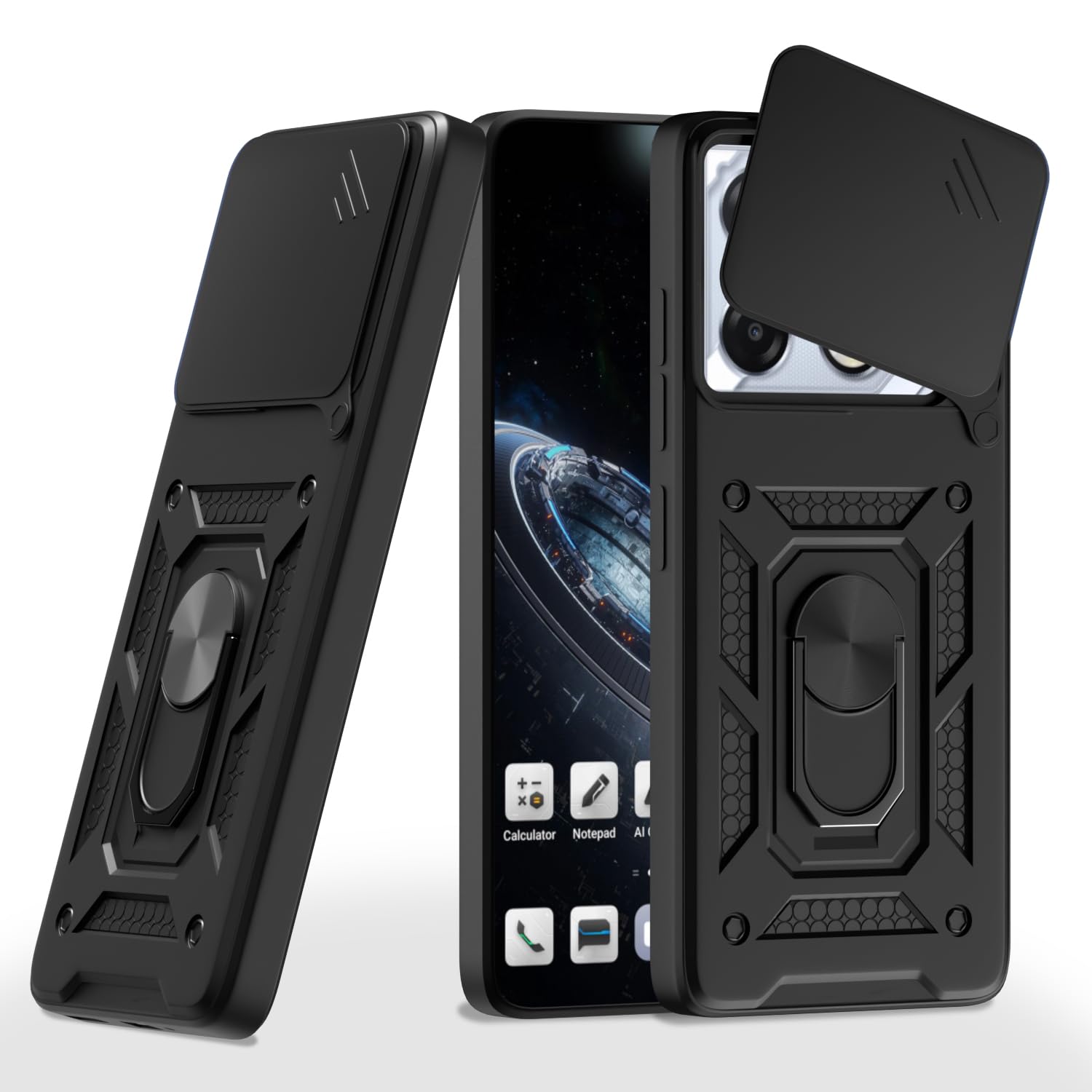 Black mobile back cover for Infinix GT 20 Pro 5G/360 – Pikkme
