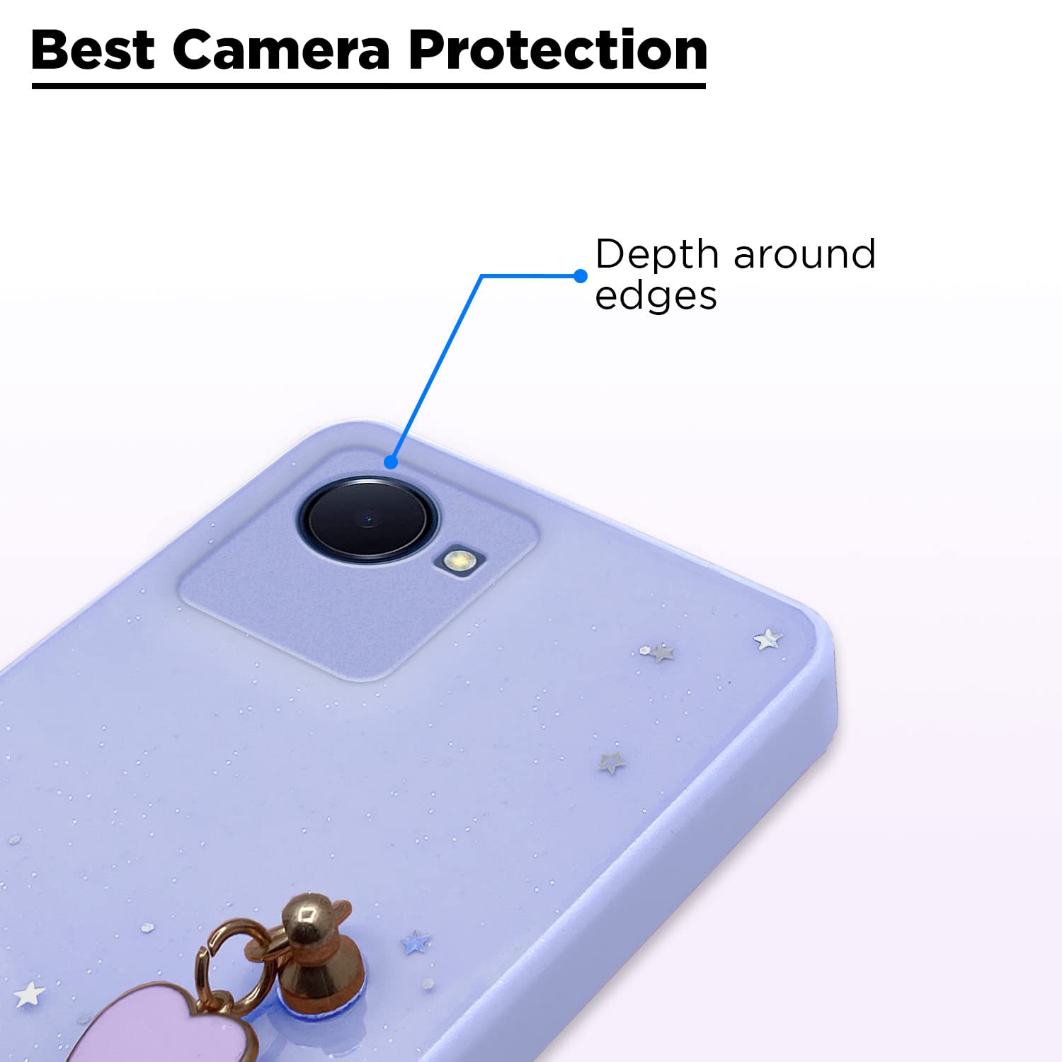 Realme C30/Narzo 50i Prime, Realme C30/50i Prime Chain back cover in purple by Pikkme – photo 2