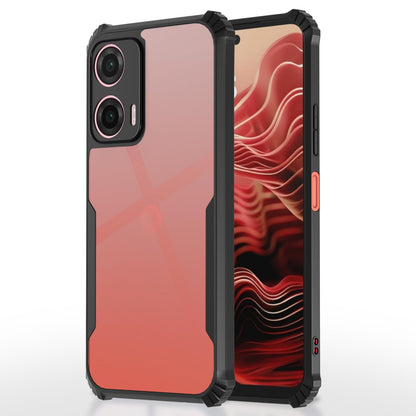 Black mobile back cover for Moto G35 5G – Pikkme