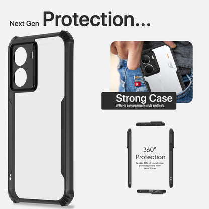 Pikkme Realme P3 5G Eagle Back Cover (Black)