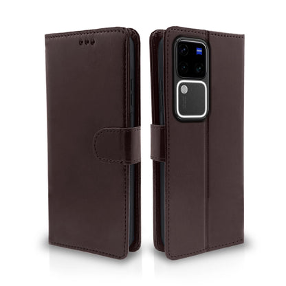 Pikkme Vivo V30 Pro 5G Wallet coffee flip cover