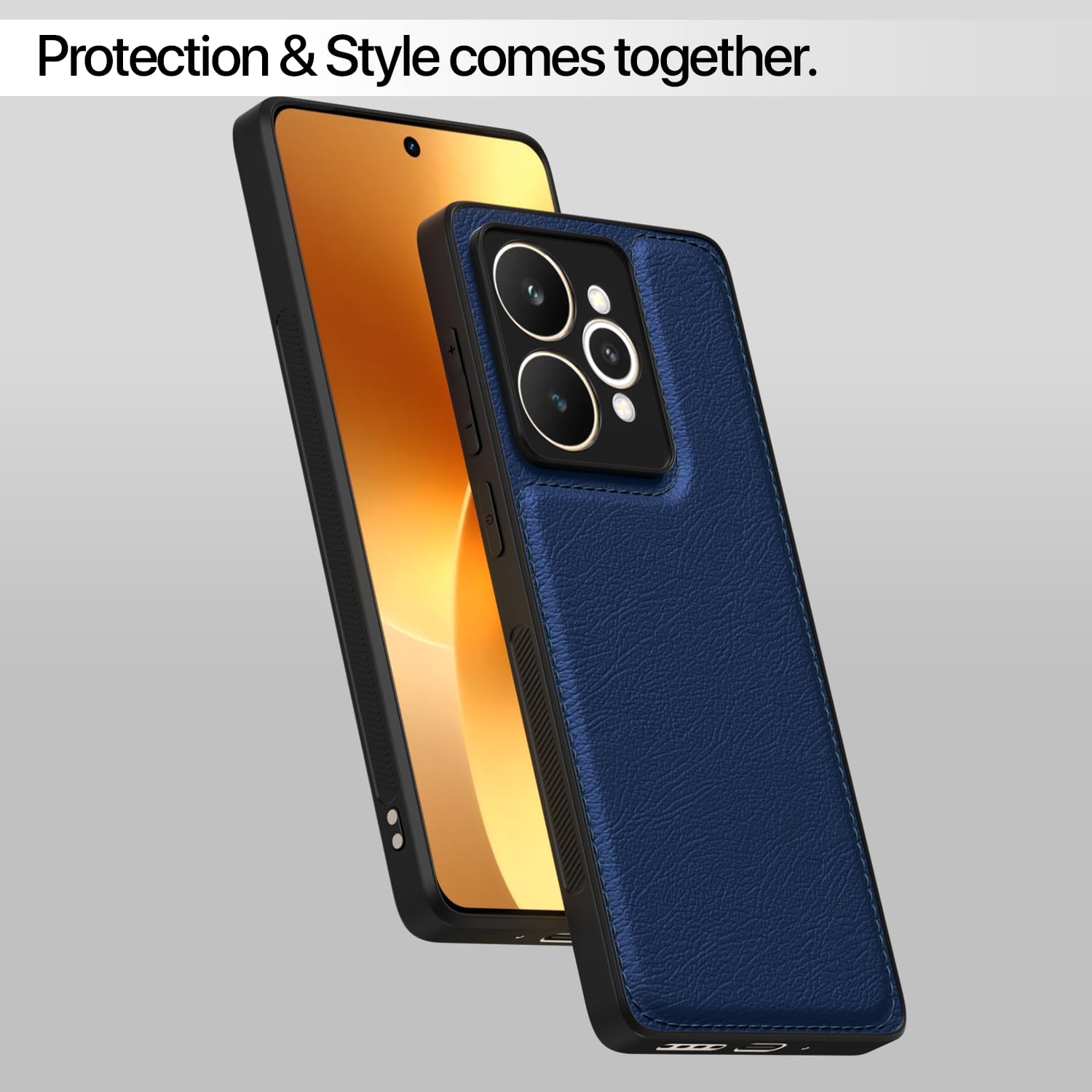 Realme 15 5G back cover in blue by Pikkme – photo 7