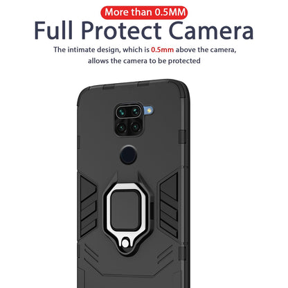 Pikkme Redmi Note 9 D5 Tough Armor Back Cover | Black