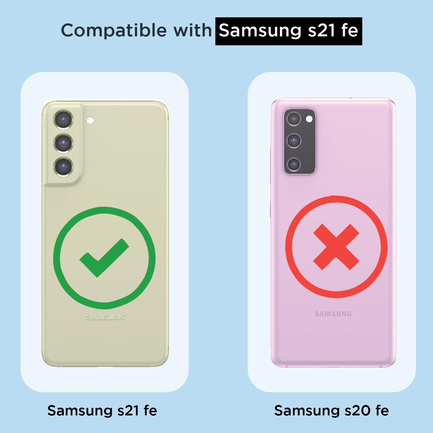 Transparent mag-safe MagSafe back cover for Samsung S21 FE 5G – Pikkme – photo 4