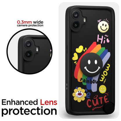CMF Phone 1 Soft Silicone mobile back cover in black by Pikkme – photo 5