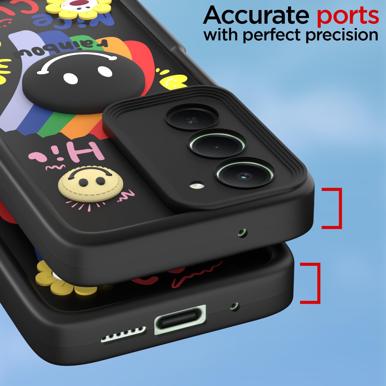 Pikkme Redmi 15 5G Soft Silicone black mobile cover – photo 4