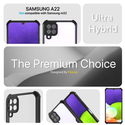 Black Clear phone cover for Samsung A22 4G – Pikkme – photo 2