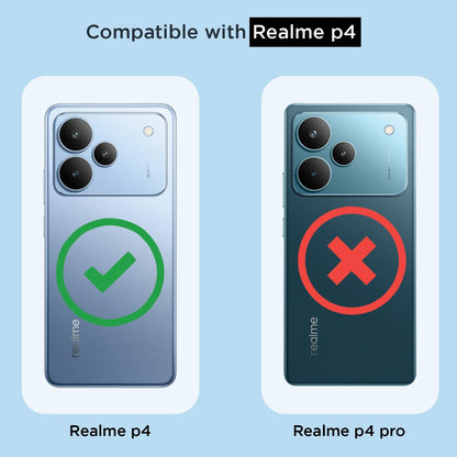 Realme P4 5G phone cover in transparent mag-safe by Pikkme – photo 4