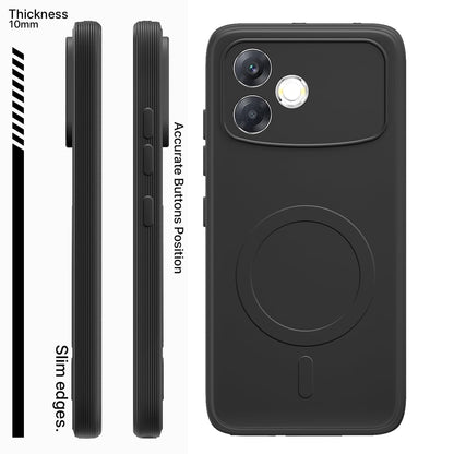 Black MagSafe mobile back cover for Oppo F33 Pro 5G – Pikkme – photo 3