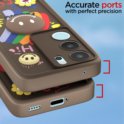 Pikkme brown phone cover for Vivo V29/V29 Pro 5G – photo 4