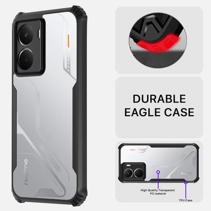 Pikkme Realme P3 5G Eagle Back Cover (Black)