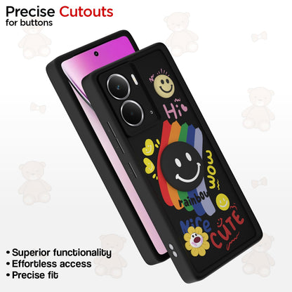 Pikkme Realme P3 5G Soft Silicone black mobile back cover – photo 6