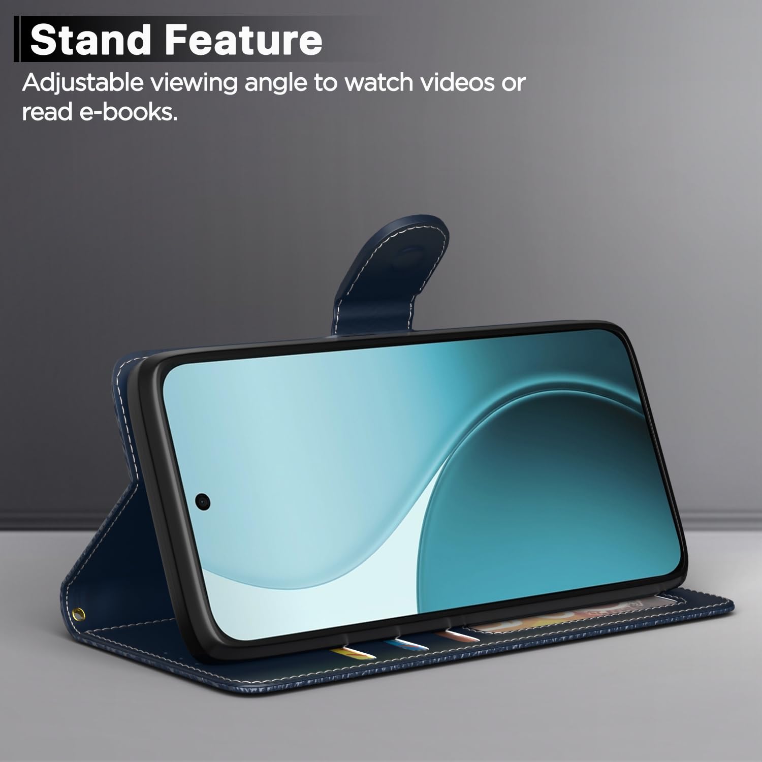 Pikkme Redmi A7 Pro/Poco C85x 5G/C81 blue mobile flip cover – photo 3