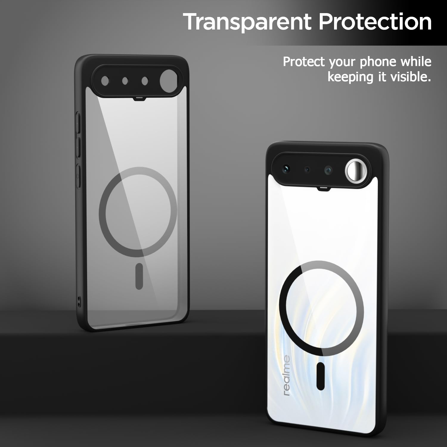 Pikkme Realme 16 5G black mag-safe phone cover – photo 3