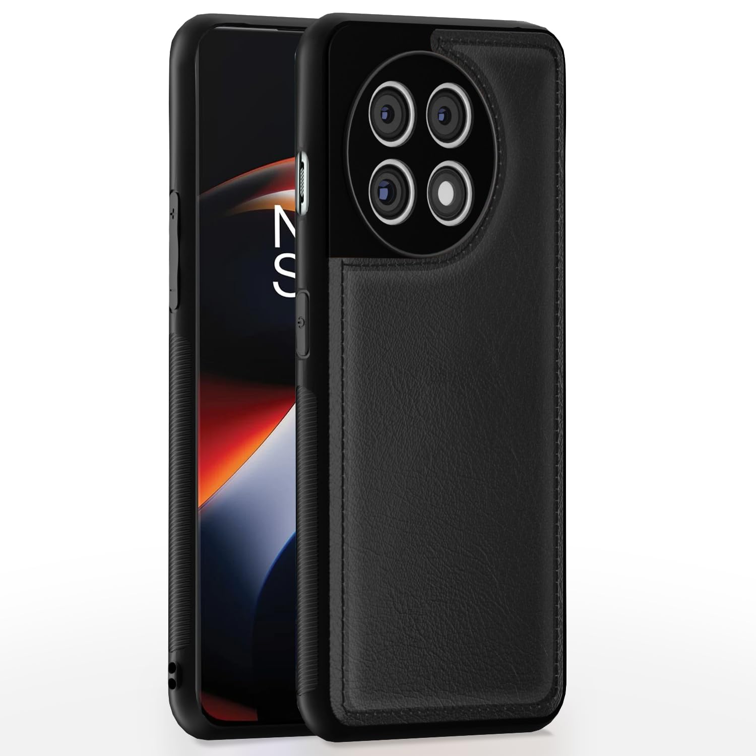 Pikkme OnePlus 11R 5G black back cover