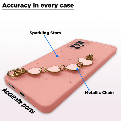 Pikkme Redmi 10 Prime Chain pink back cover – photo 4