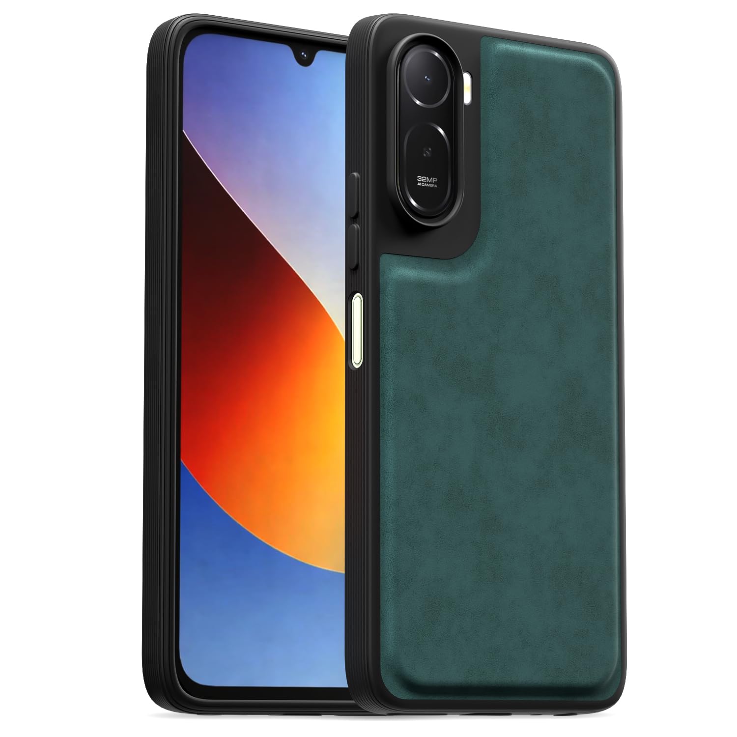 Redmi A7 Pro/Poco C85x 5G mobile back cover in green by Pikkme