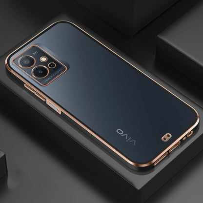 Vivo T1/Y75/iQOO Z6 5G mobile back cover in black by Pikkme – photo 2