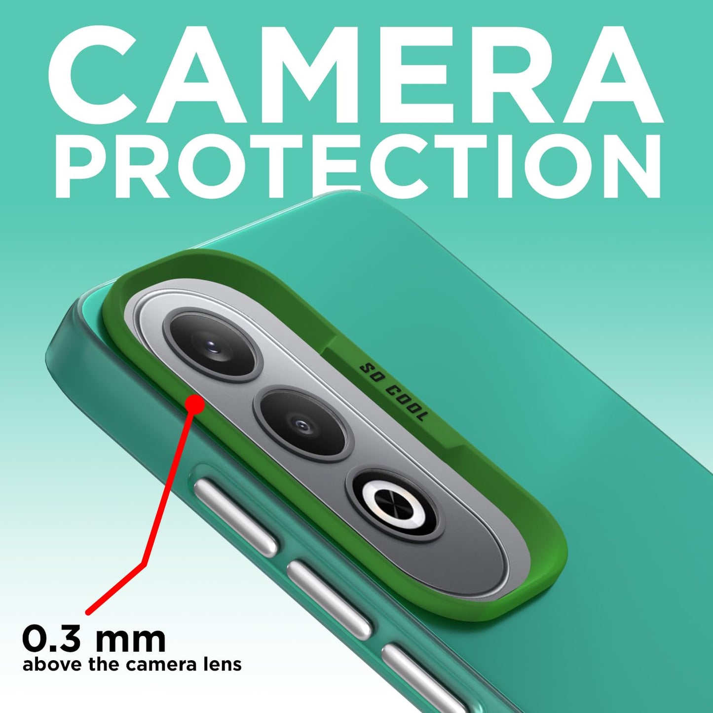 Pikkme OnePlus Nord Ce 4 5G So Cool Matte Finish Back Cover (Green)