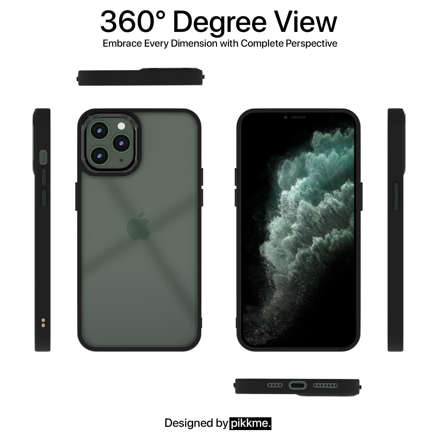 Black Chrome back cover for iPhone 11 Pro Max – Pikkme – photo 2