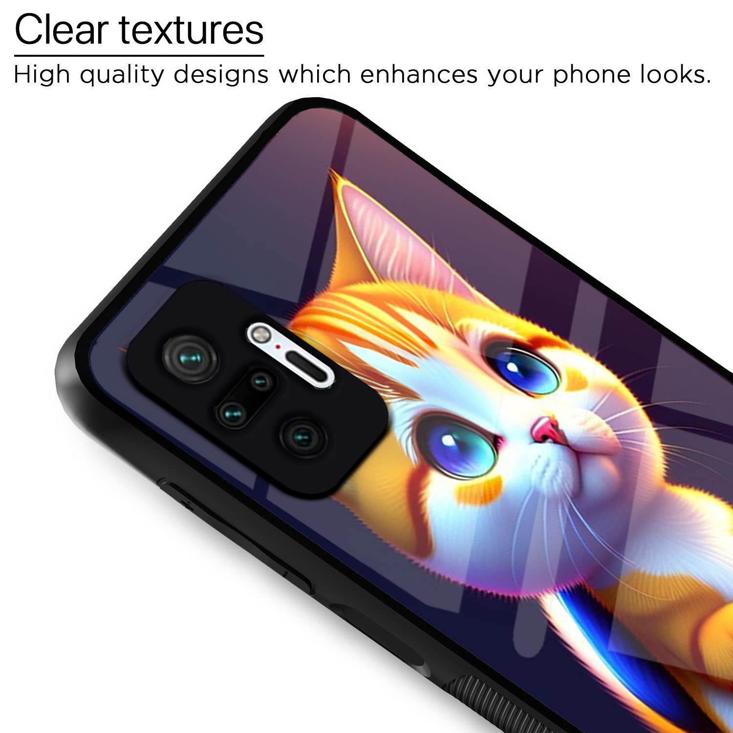 Pikkme Cat mobile cover for Redmi Note 10 Pro/Note 10 Pro Max – photo 4