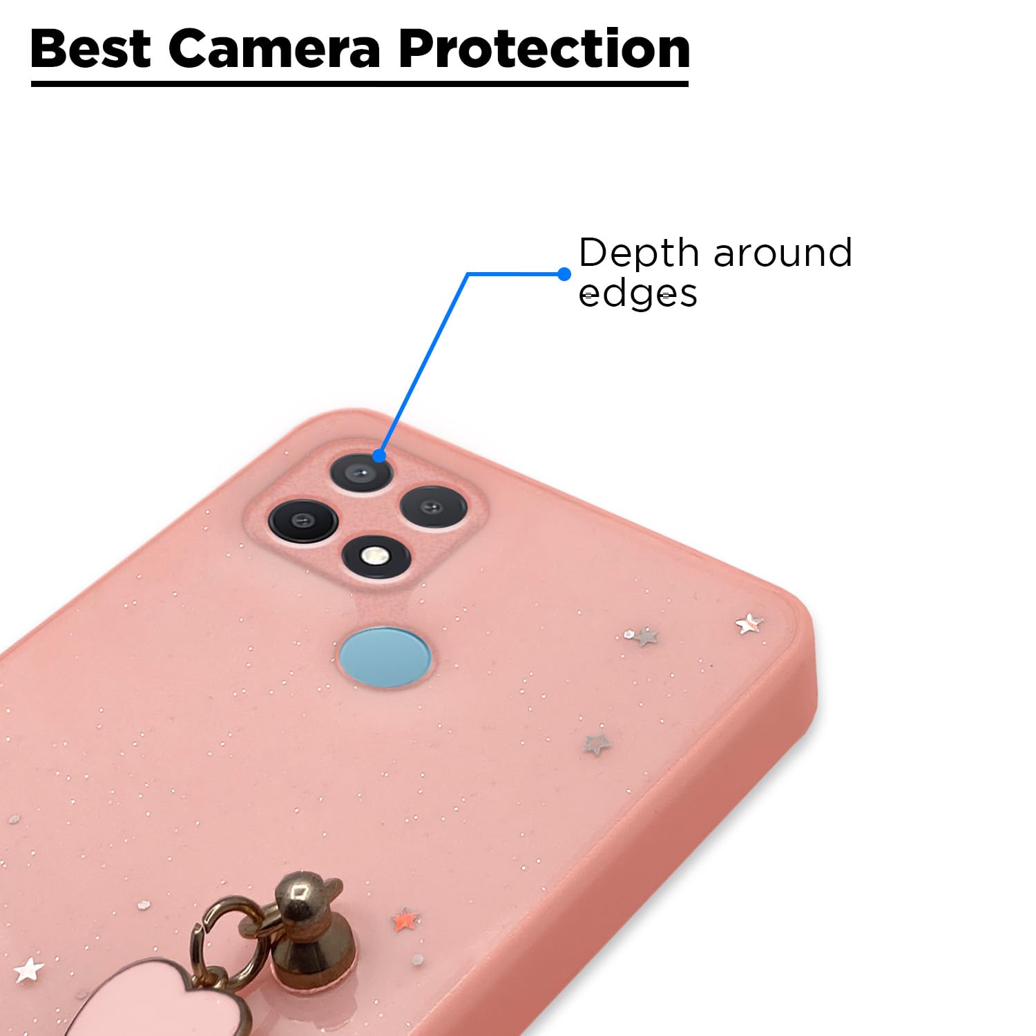 Pink Chain back cover for Oppo A15/A15s – Pikkme – photo 2