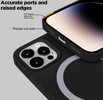 Black Soft Silicone back cover for iPhone 14 Pro Max – Pikkme – photo 4