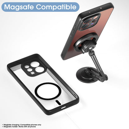 Pikkme black smoke mag-safe mobile back cover for Vivo V70 5G – photo 7