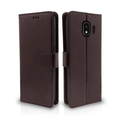 Pikkme Samsung J2 2018 coffee wallet flip cover