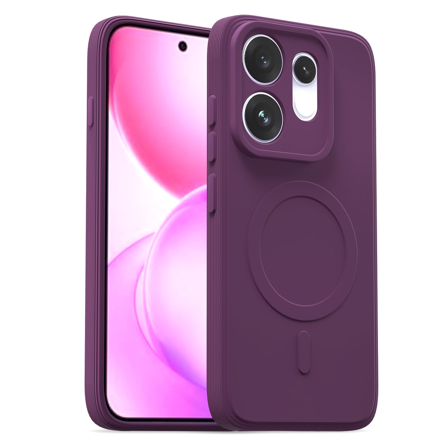 Oppo Reno 16 5G back cover in purple by Pikkme