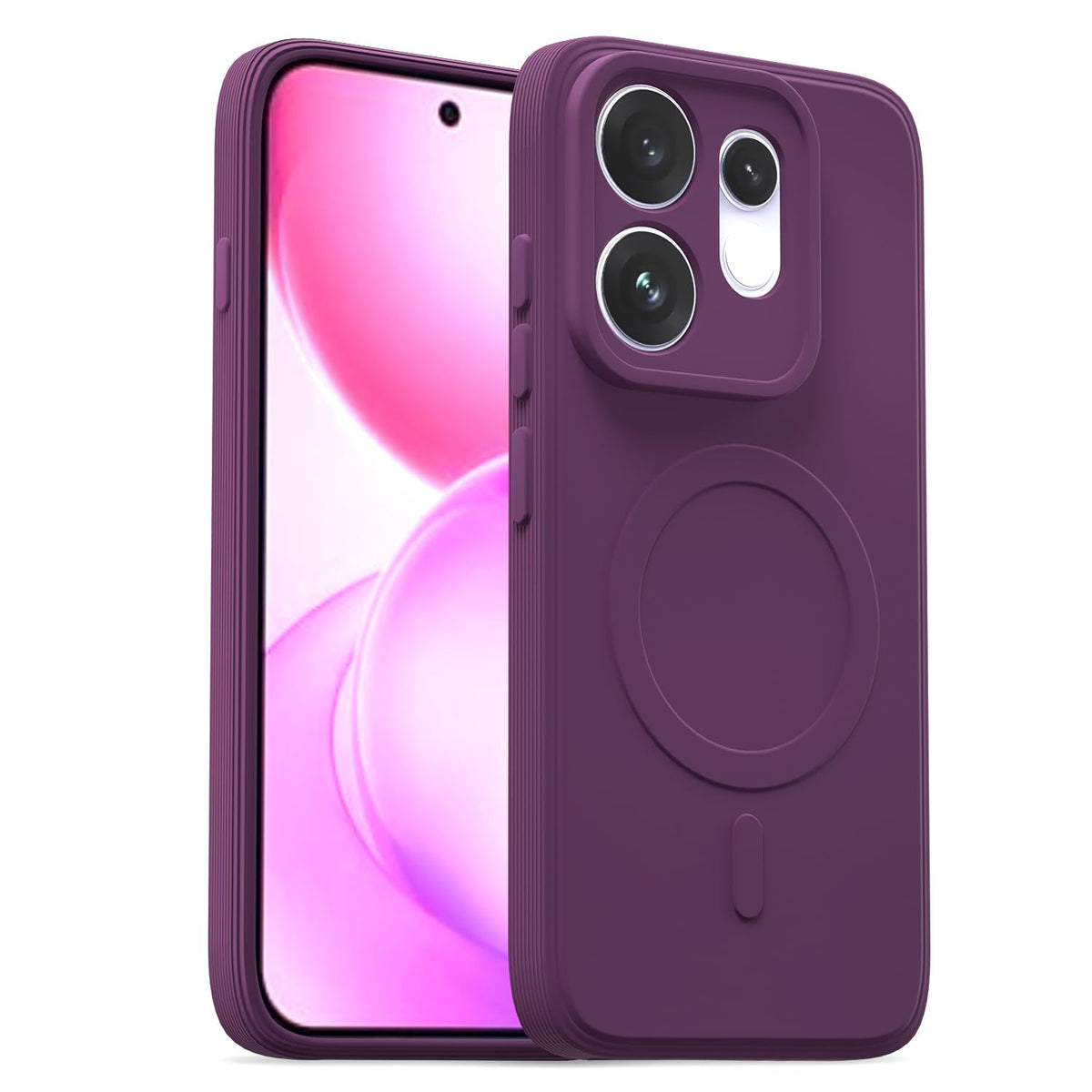 Oppo Reno 16 5G back cover in purple by Pikkme