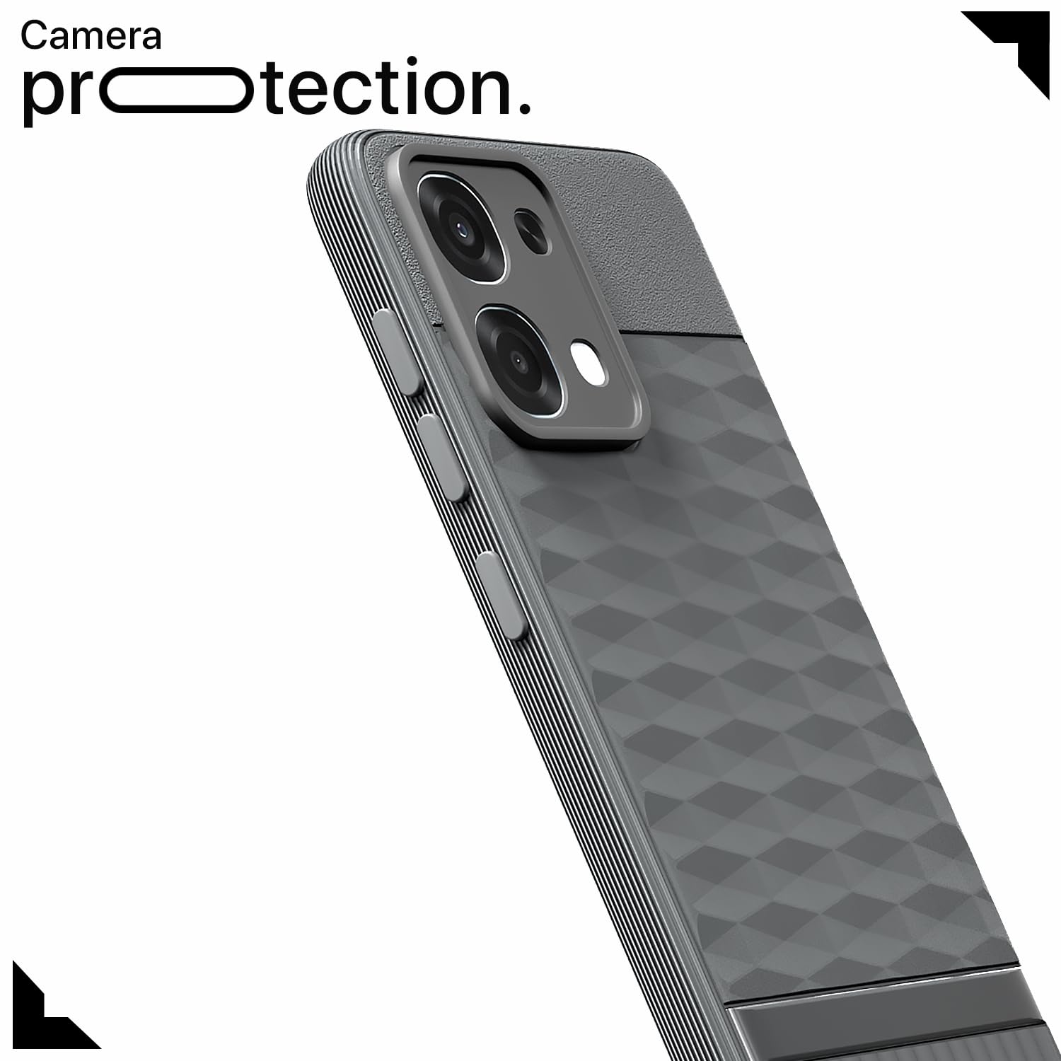 Pikkme Oppo F31/F33 5G Silicone grey mobile cover – photo 5