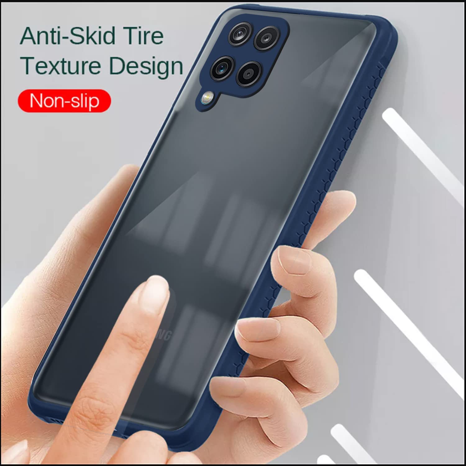 Pikkme Samsung M12/A12/F12 blue back cover – photo 5