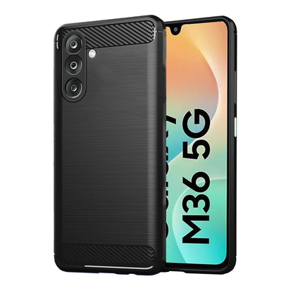 Pikkme Samsung M36 5G black back cover