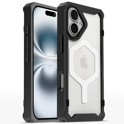 iPhone 16 phone cover in black mag-safe by Pikkme