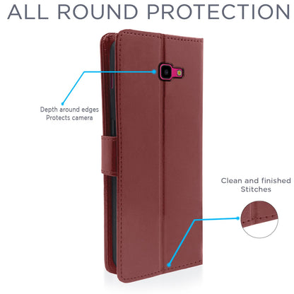 Brown flip case for Samsung J4 Plus/J4 – Pikkme – photo 4