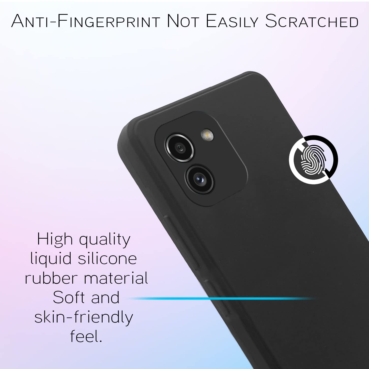 Samsung A03 back cover in black by Pikkme – photo 7