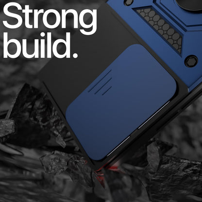 Pikkme Samsung Galaxy S25 Ultra 5G D10 Tough Armor Back Cover (Blue)