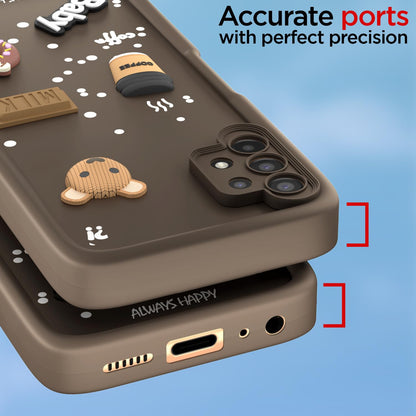 Pikkme Samsung A13 4G/A13 5G Silicone brown mobile cover – photo 4