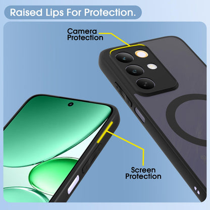 Pikkme Realme Narzo 90X/C85/15X 5G black smoke mag-safe back cover – photo 4