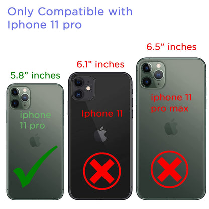 Pikkme iPhone 11 Pro Leather black mobile cover – photo 2