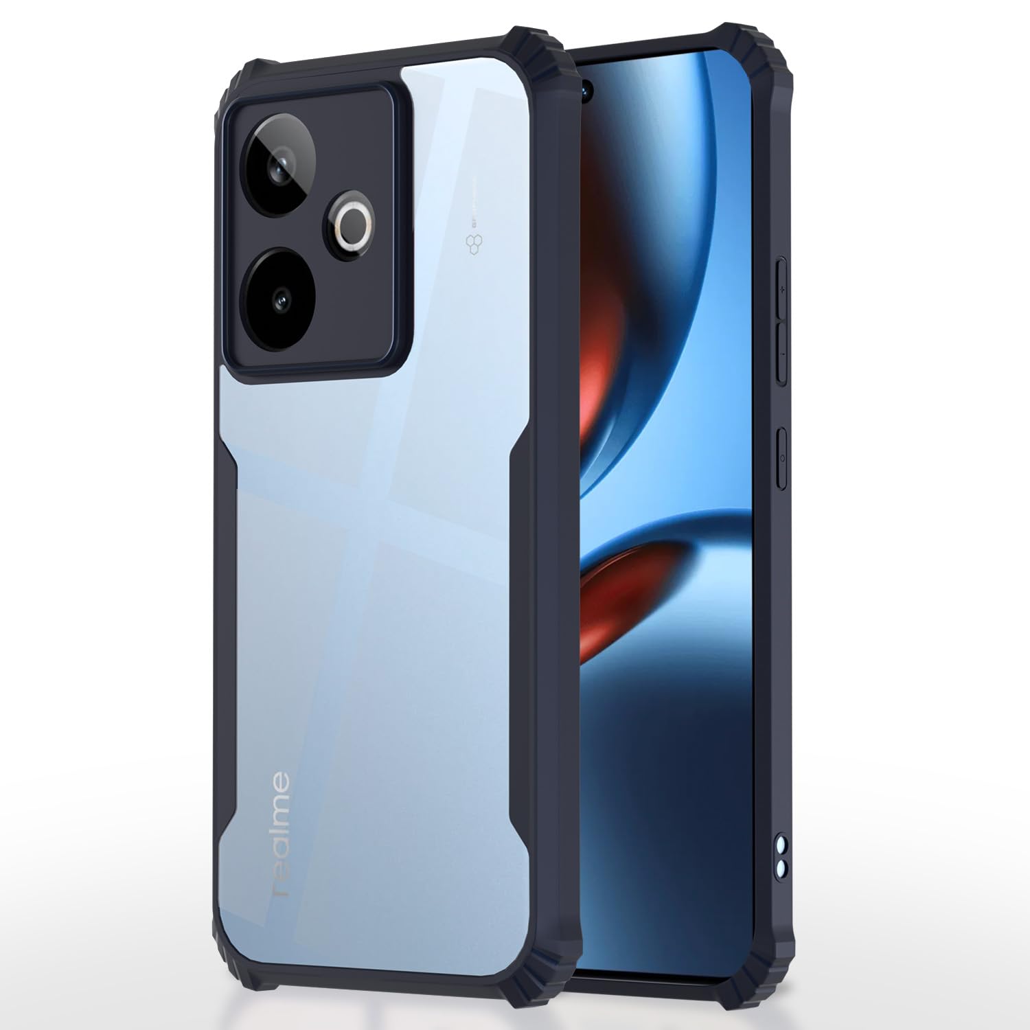 Realme GT 7 5G/GT 7T 5G Ultra mobile back cover in blue by Pikkme
