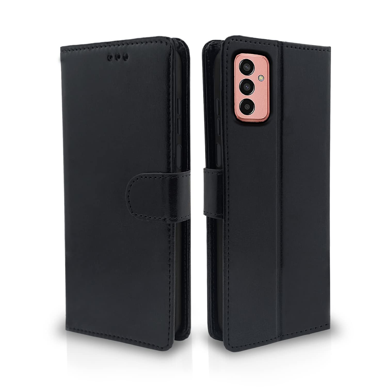   Samsung Galaxy F13 Vintage  Flip Cover - Black 