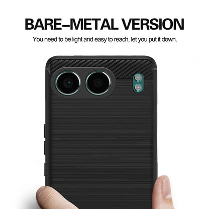 Pikkme OnePlus Nord 4 5G Hybrid Carbon Fiber Back Cover (Black)