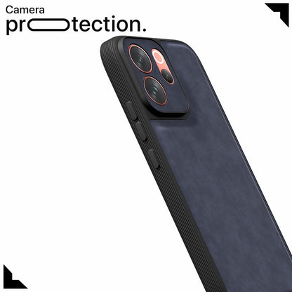 Pikkme Vivo V70 5G Leather blue back cover – photo 5