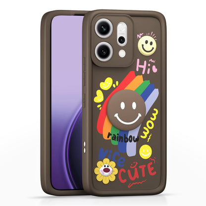 Pikkme Oppo Reno 14 Pro 5G brown back cover