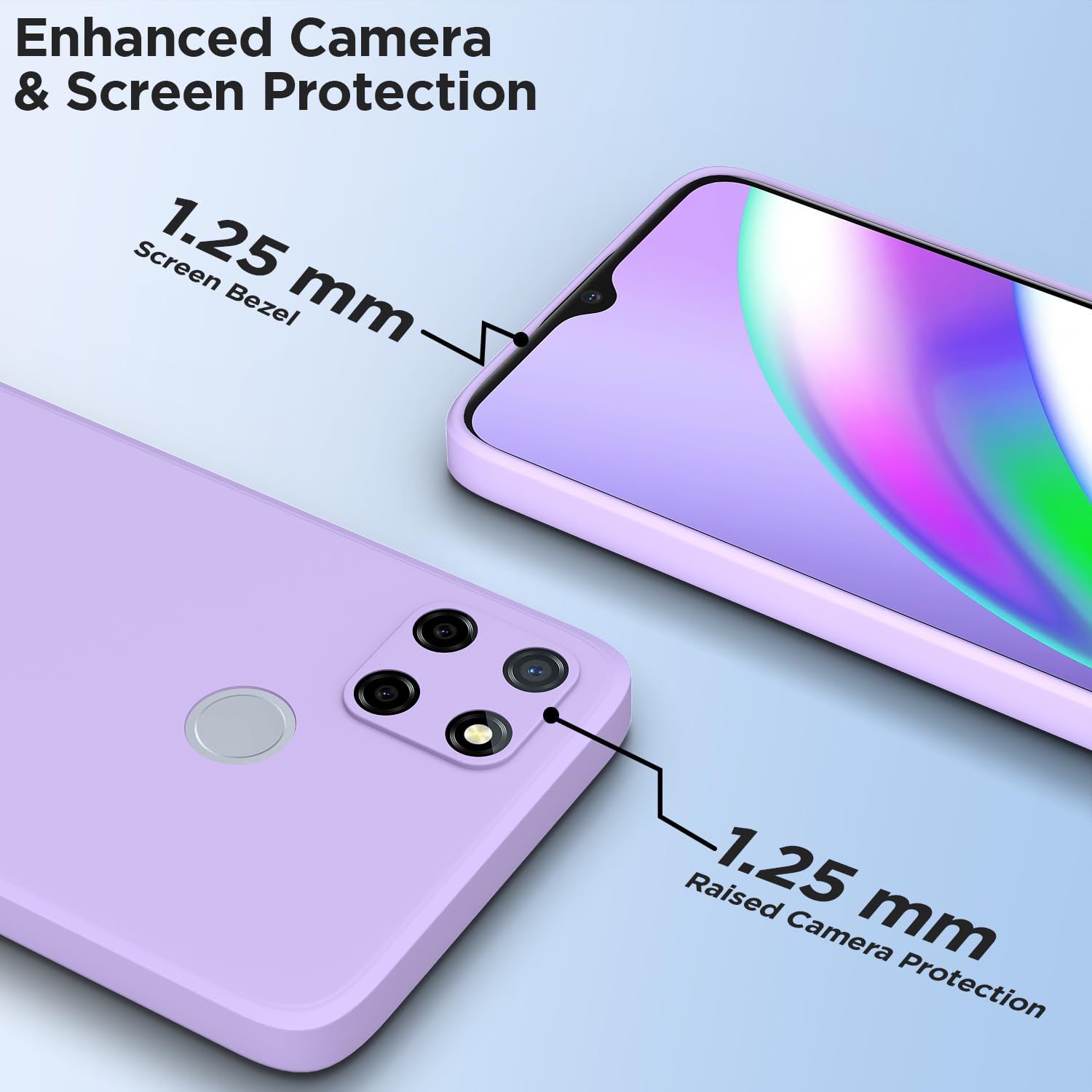 Pikkme purple back cover for Realme Narzo 30A/20/C12/C25s/C25 – photo 2