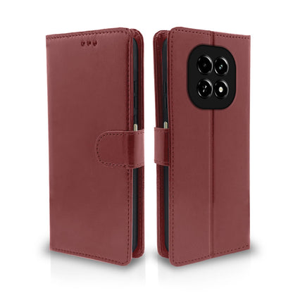 Realme C63 5G flip cover in brown by Pikkme