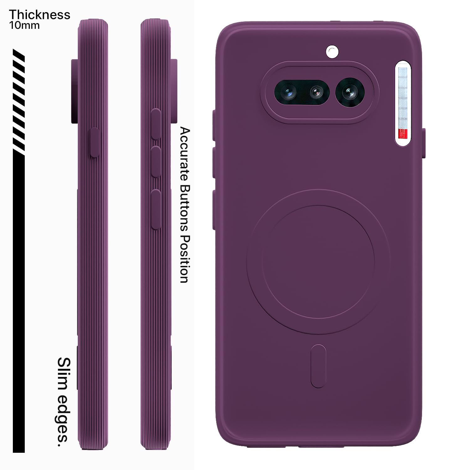Pikkme purple mobile back cover for Nothing Phone 4a 5G – photo 3